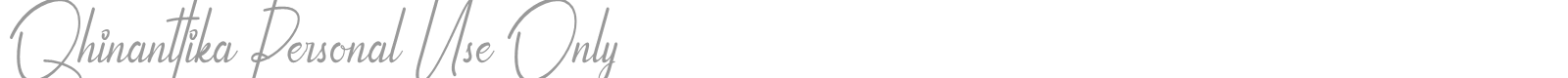 Qhinanttika font preview